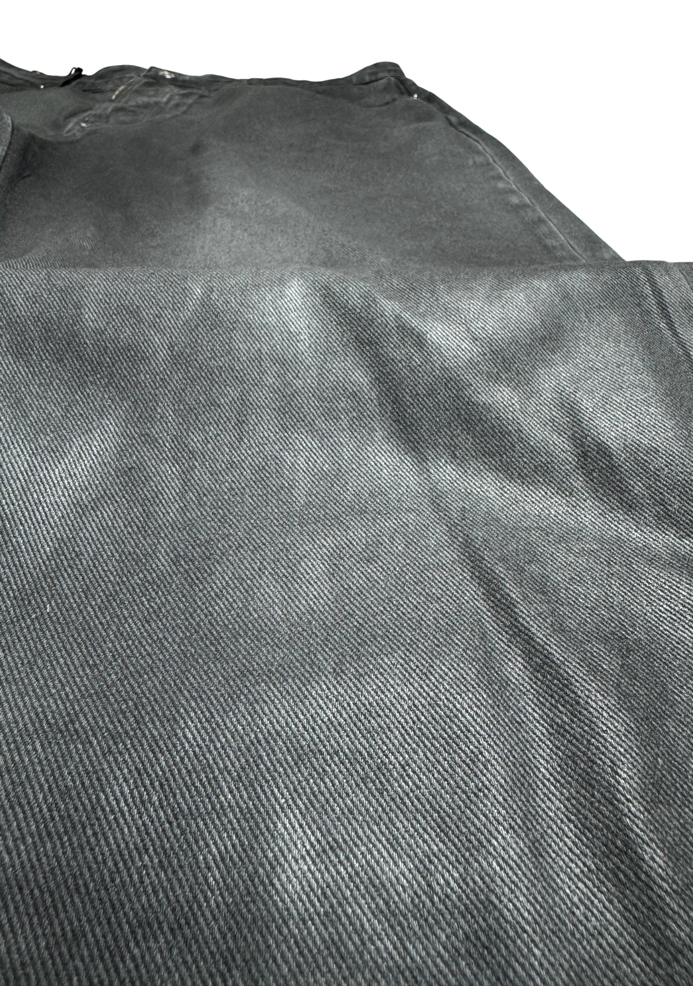 BAGGY GREY WAXED LEATHER
