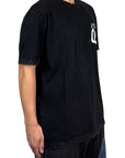 T-SHIRT IN JERSEY CON STAMPA AMISH 00 LASER NERA