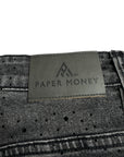 CRYSTALLIZED PEARL PANTS BLACK WASH
