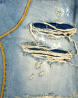 DOUBLE WORK SHORTS WHITE PAINT