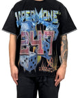BLACK ROLLING DICE TEE