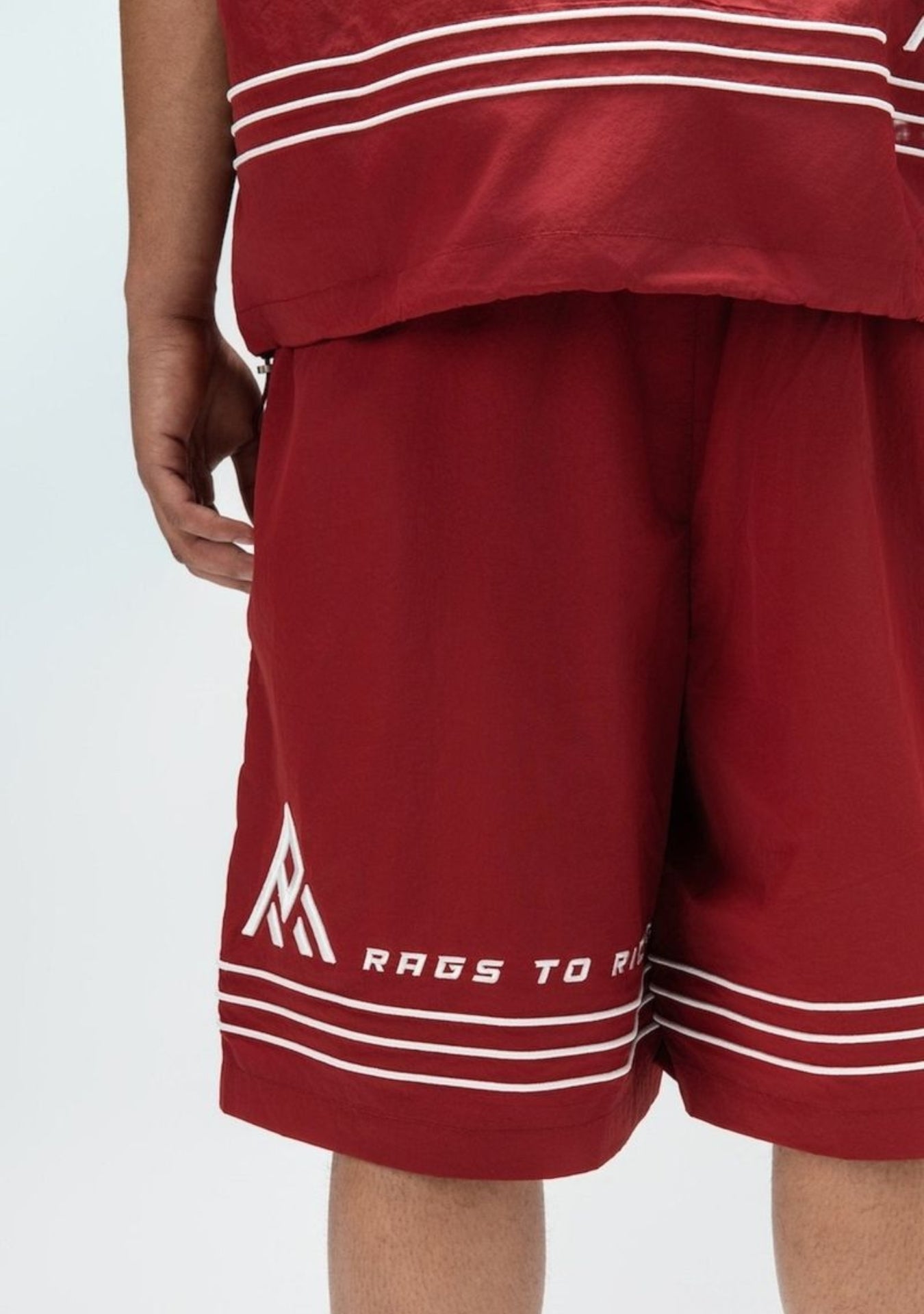 MONACO SHORTS BURGUNDY