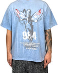 984 BUTTERFLY LIGHT BLUE TEE