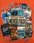 NEVER FOLD WASH ORANGE TEE