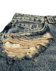 SAND BAGGY ABRASIONS DIAGONAL CUTS