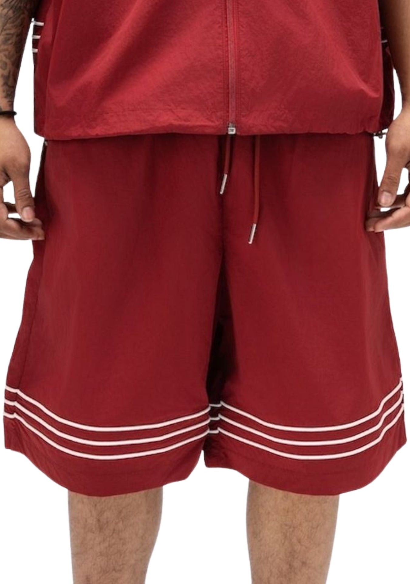 MONACO SHORTS BURGUNDY