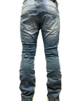 FLARE DENIM PEARLS AND RHINESTONES