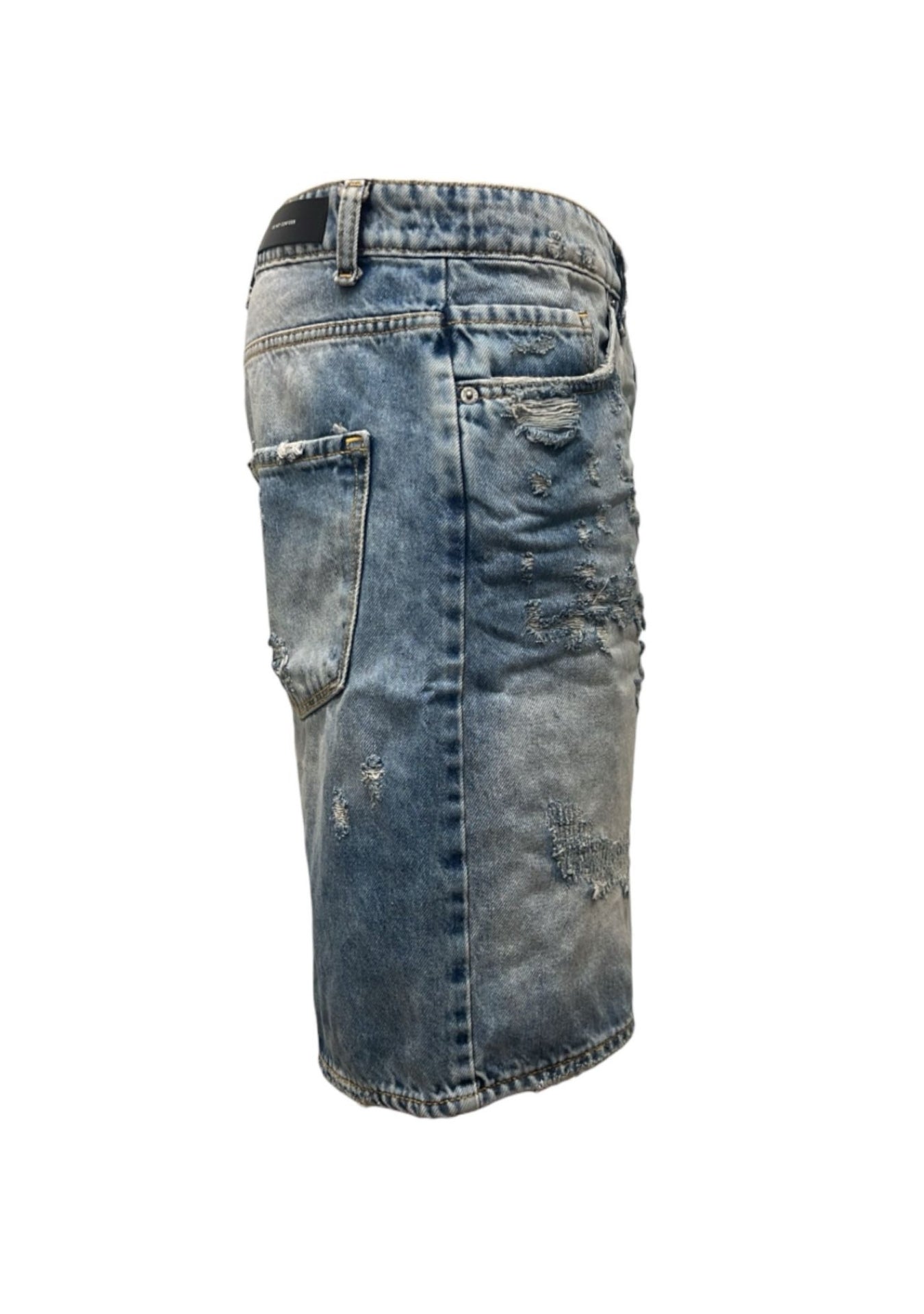 SHORTS BLUE CREAM COMPENSATION