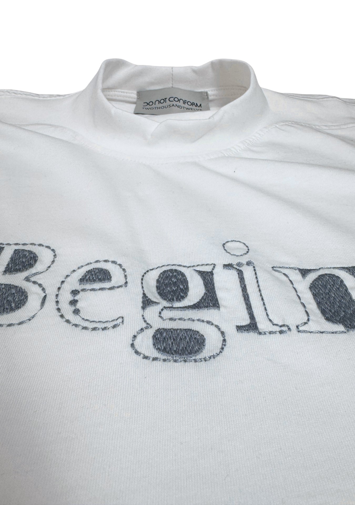 BEGIN WHITE TEE