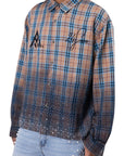 FLANNEL CHECK BROWN
