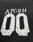 T-SHIRT IN JERSEY CON STAMPA AMISH 00 LASER NERA