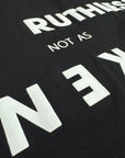 BLACK DOUBLE SLEEVED POLO RUTHLESS