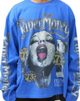 FEMME FATALE SHIRT BLUE