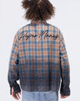 FLANNEL CHECK BROWN