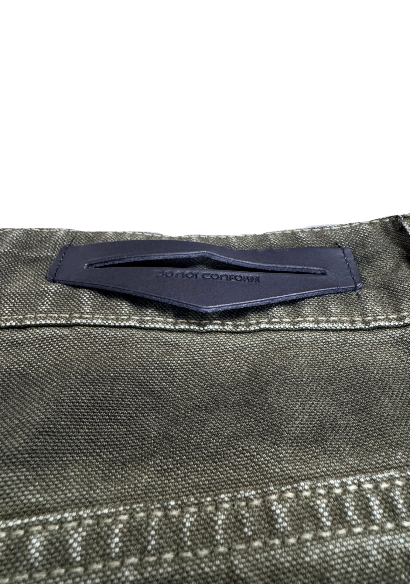 SHORTS CARGO GREEN PIGMENTED TRANSPARENT