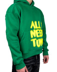 ALL WE NEED GREEN FLAG HOODIE