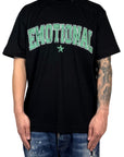 BLACK TEE DOUBLE PRINT EMO.T.RUST