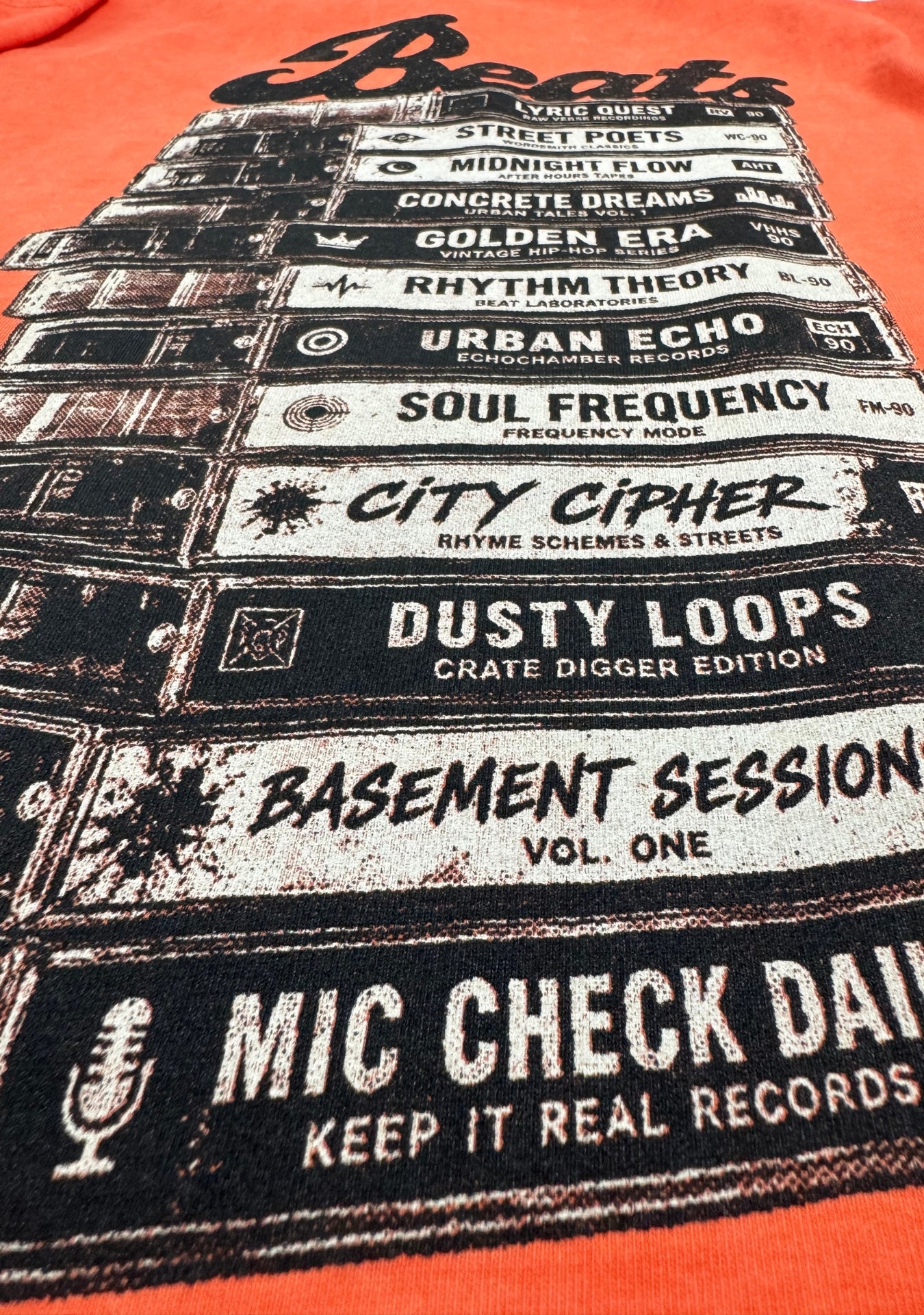 NEVER FOLD WASH ORANGE TEE