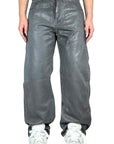 BAGGY GREY WAXED LEATHER