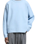 ORESTE CREWNECK SWEATER LIGHT BLUE