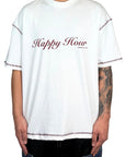 WHITE HAPPY HOUR TEE
