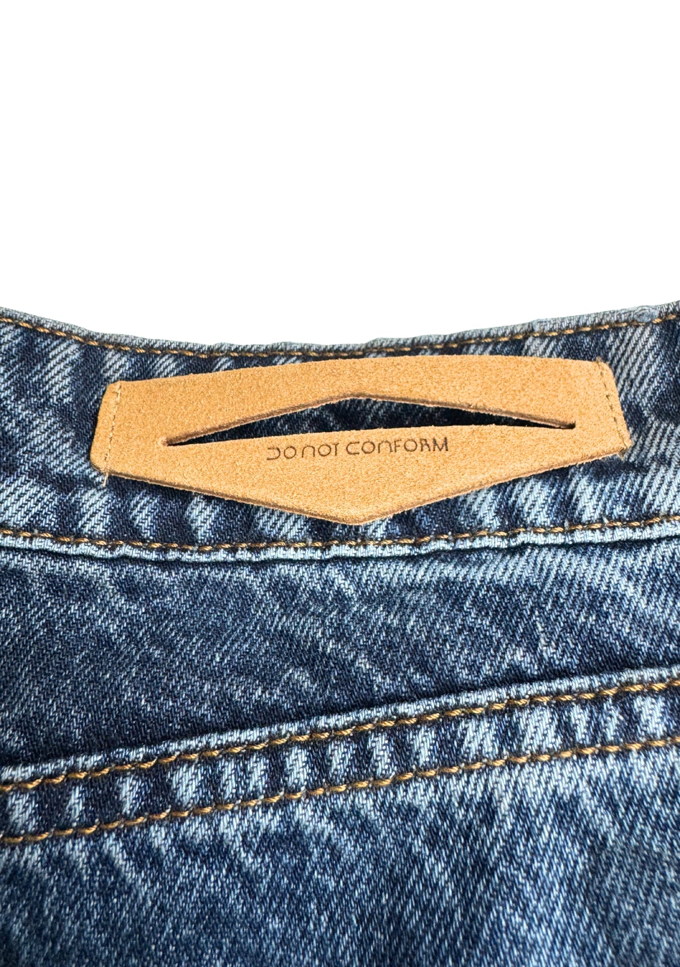 KNEE PROCESSING BLUE BAGGY