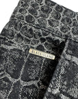CROC TEXTURED WASHED DENIM JEANS