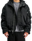 N-2B BASE UV OVERSIZED WINTER JACKET BLACK