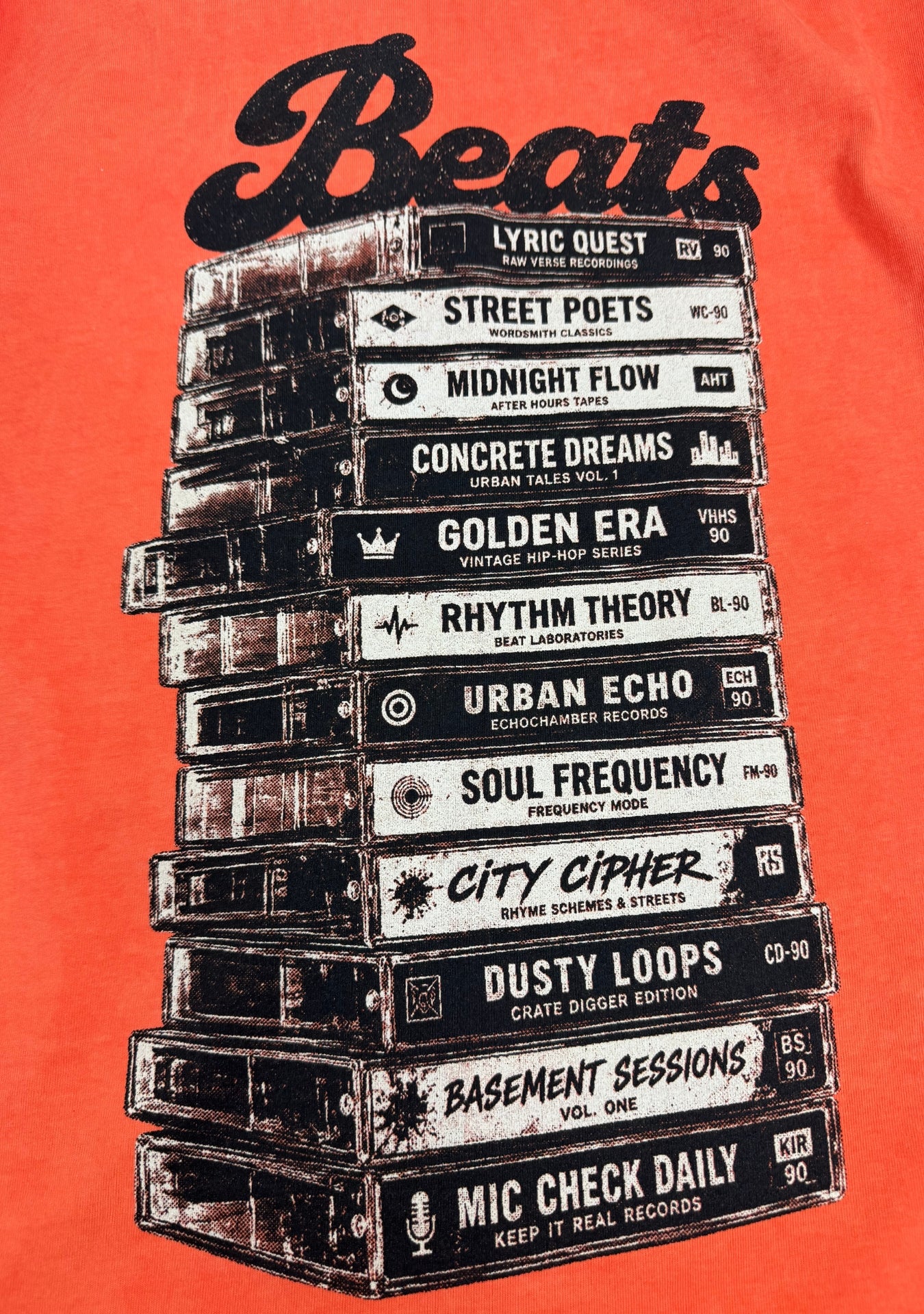 NEVER FOLD WASH ORANGE TEE