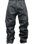 BAGGY GREY WAXED LEATHER