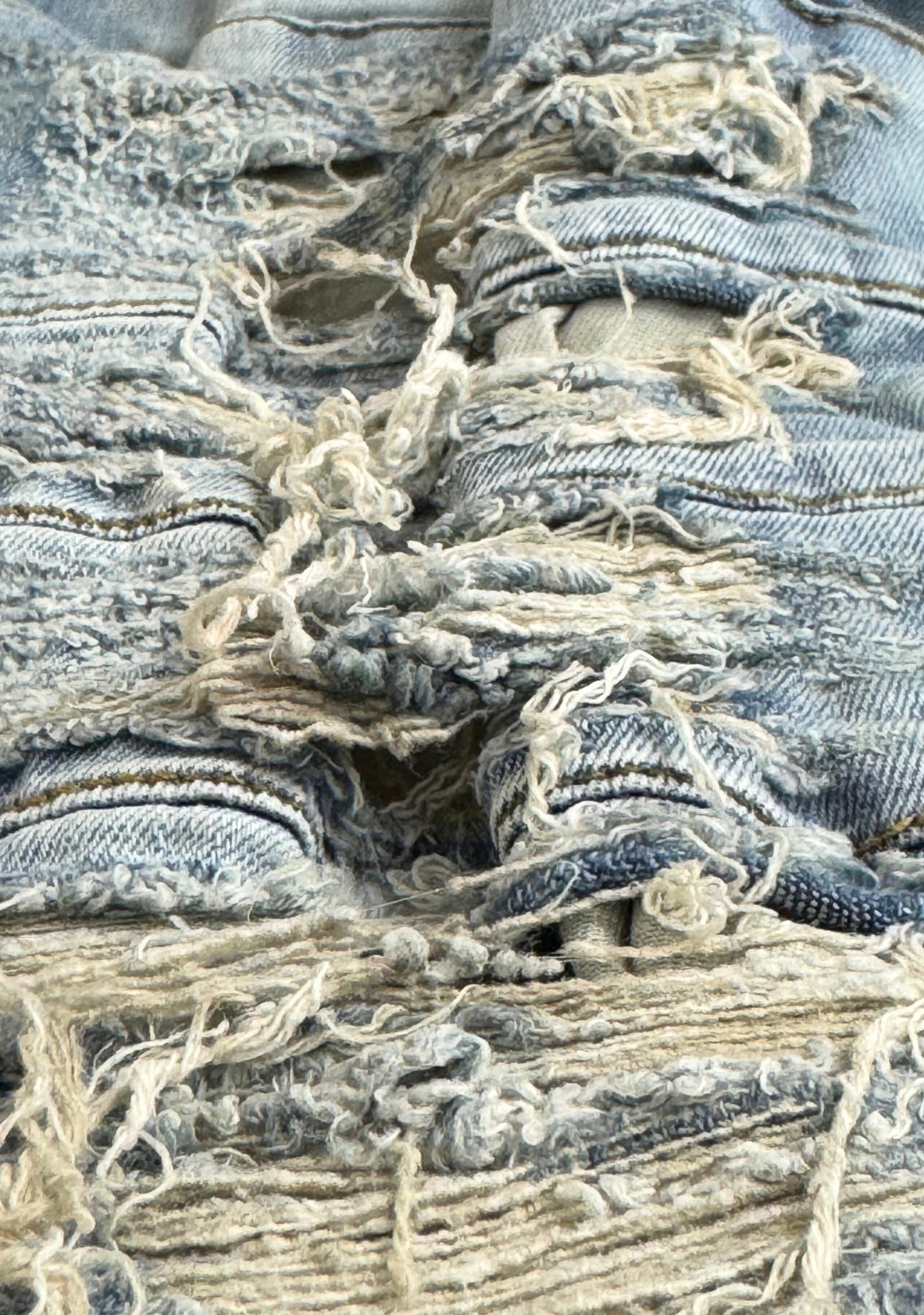 FLARE DENIM PEARLS AND RHINESTONES