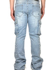 PEARL CRYSTAL BLUE DENIM