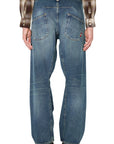 JEANS TWIST OVER FLOOR GREEN