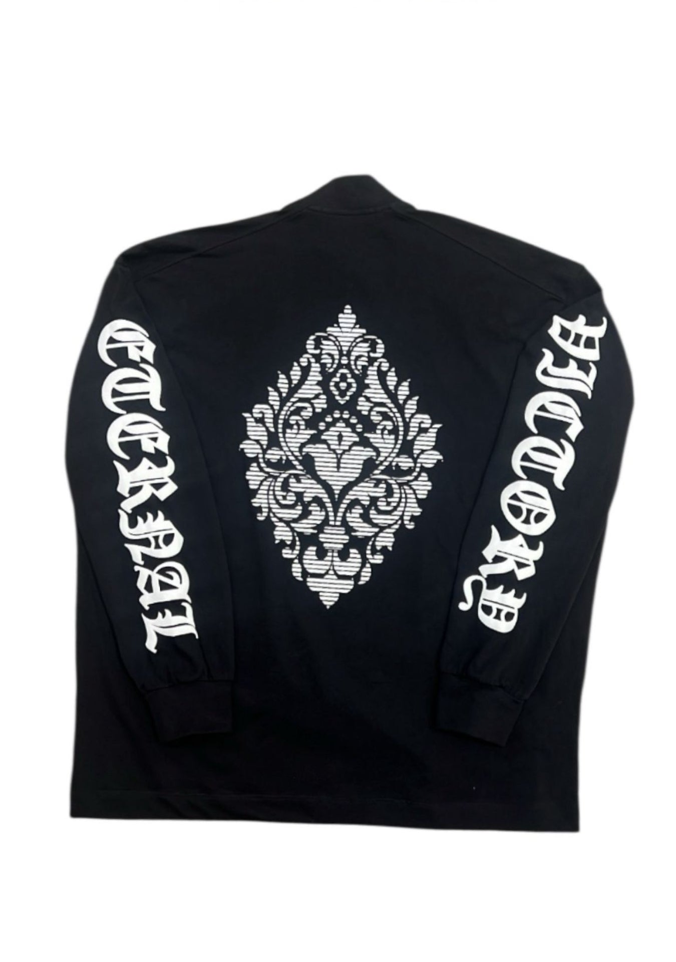 BLACK LONG SLEEVE PRINT ALL SIDES