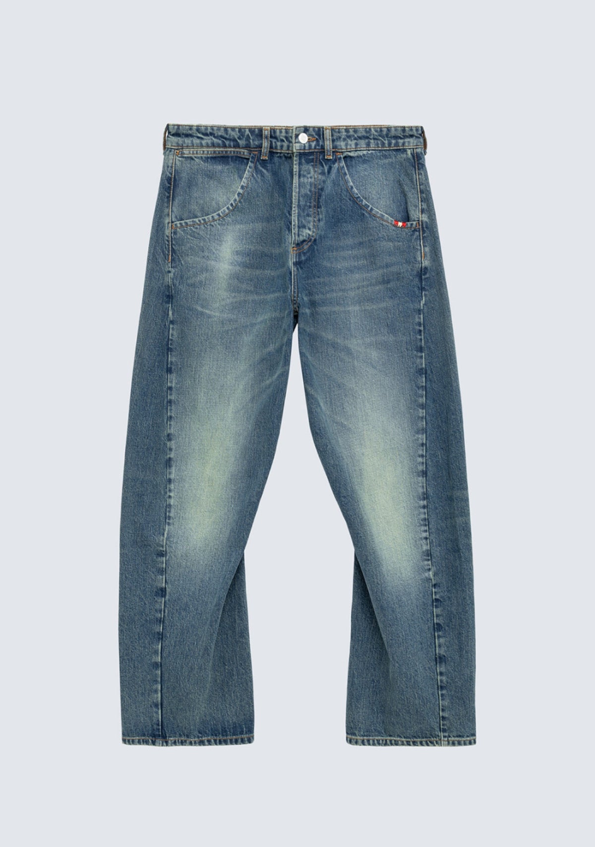 JEANS TWIST OVER FLOOR GREEN