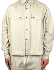 BEIGE RIPSTOP ELASTIC SHIRT
