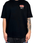 BLACK TENNIS CLUB TEE