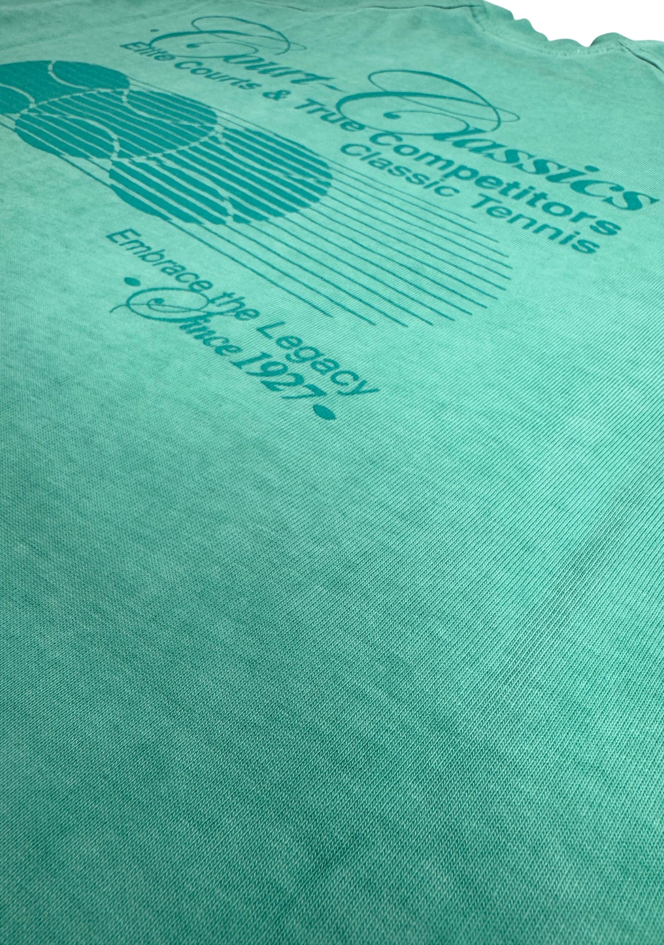 TEE WASH WATER GREEN COURT CLASSICS