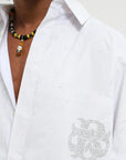 VARNISH WASH SHIRT WHITE