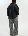 VARNISH WASH SHIRT BLACK