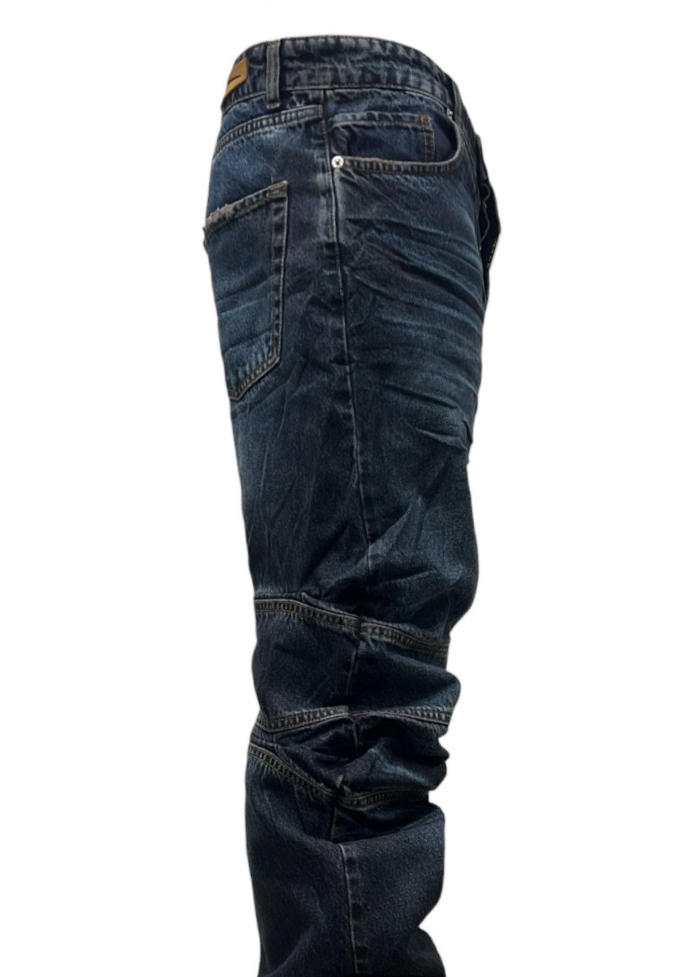 KNEE PROCESSING BLUE BAGGY