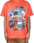 NEVER FOLD WASH ORANGE TEE