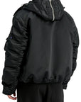 N-2B BASE UV OVERSIZED WINTER JACKET BLACK