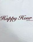 WHITE HAPPY HOUR TEE