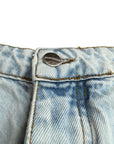 BASEBALL JERSEY SKY DENIM SHORTS