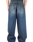 DISTRESSED BAGGY - STAINED PATCHES