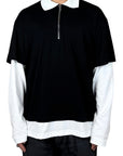 BLACK DOUBLE SLEEVED POLO RUTHLESS