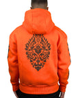 ORANGE HOODIE PRINT ALL SIDES