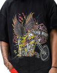 EAGLE RIDE TEE - BLACK