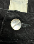 BLACK LEATHER PATCH BAGGY